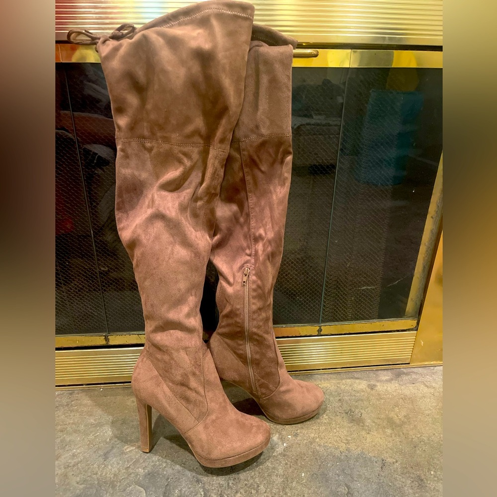 Brown Over the Knee Boots
